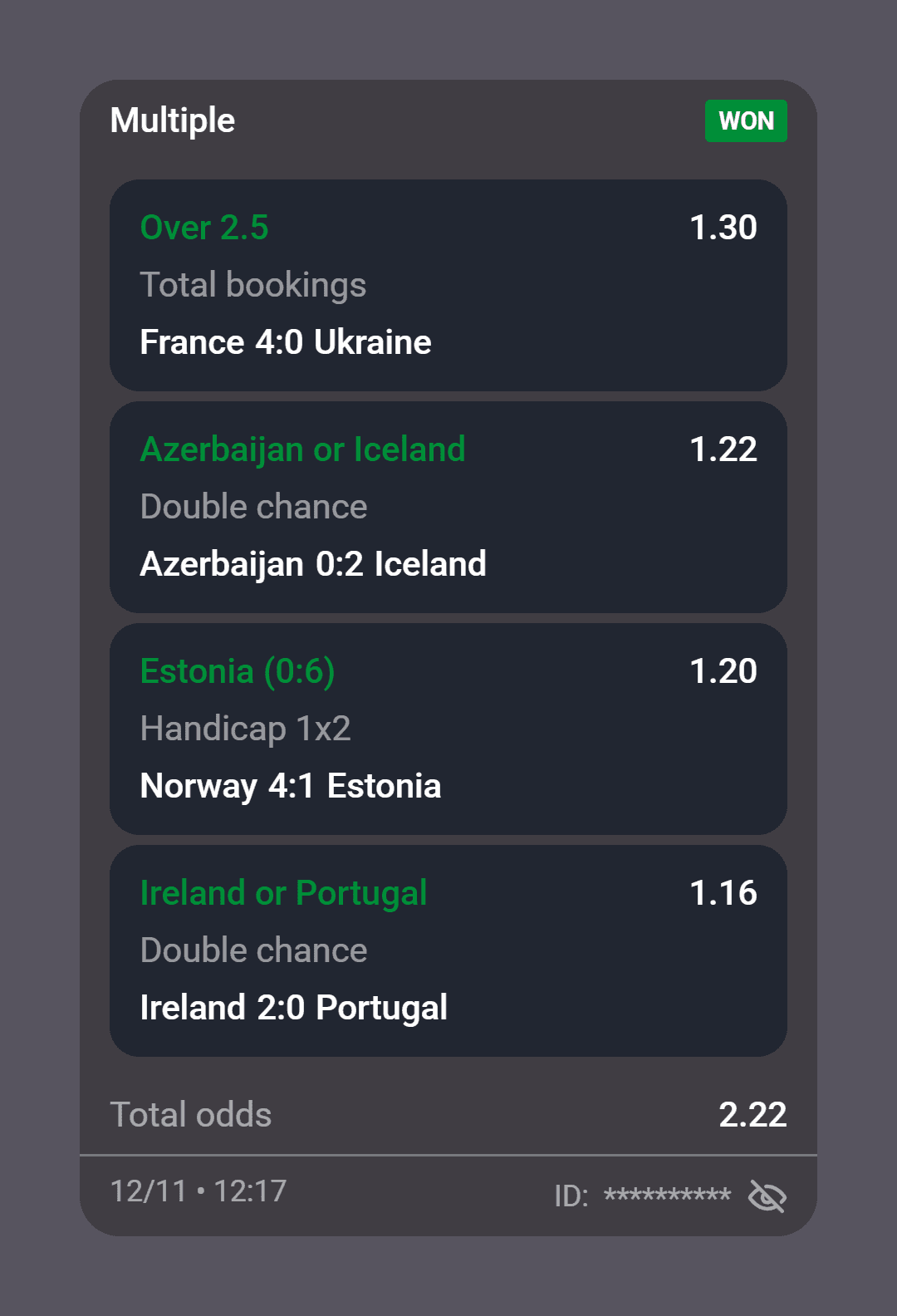 keka app France won bet