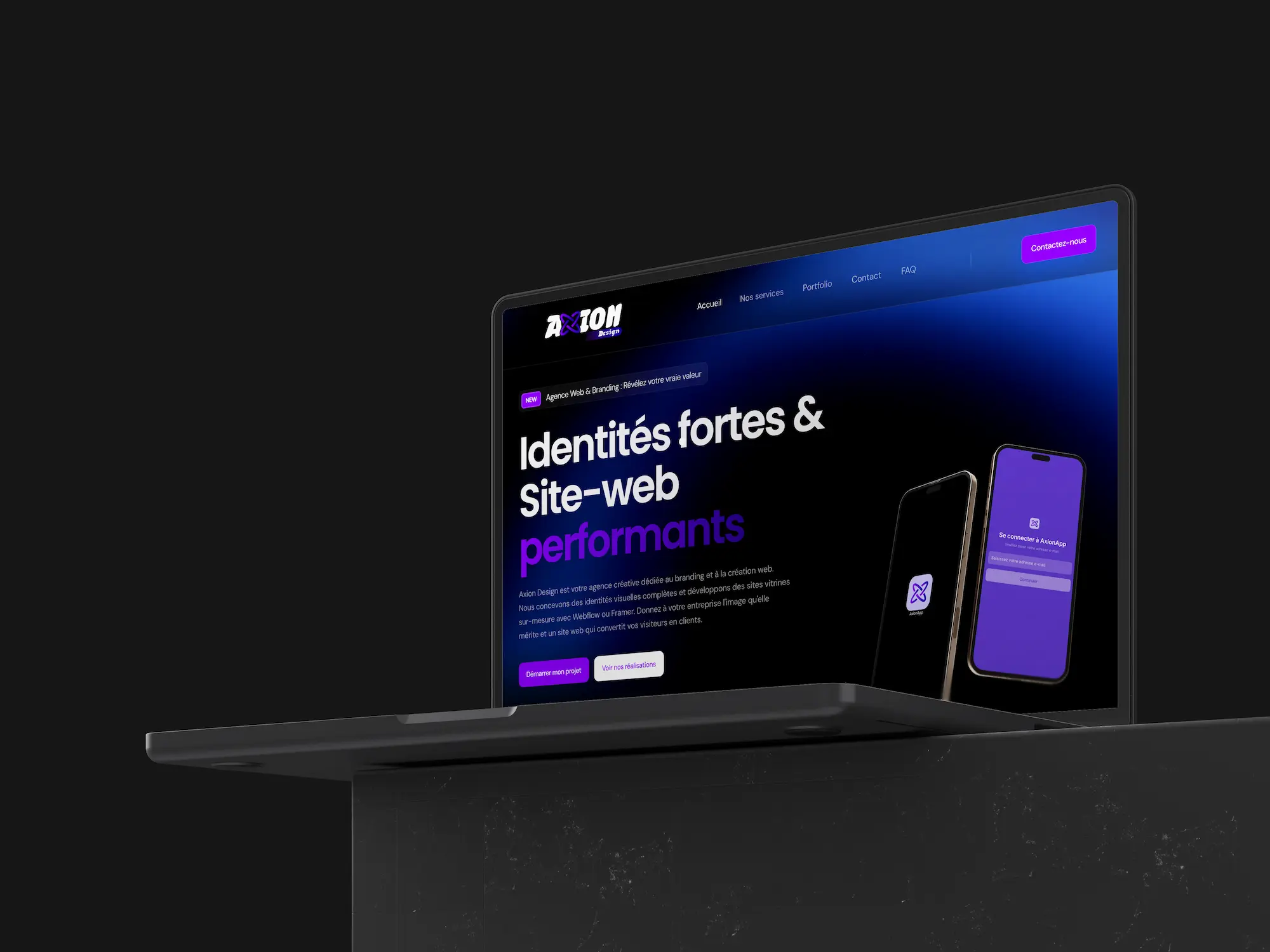 Application mobil "AxionApp".