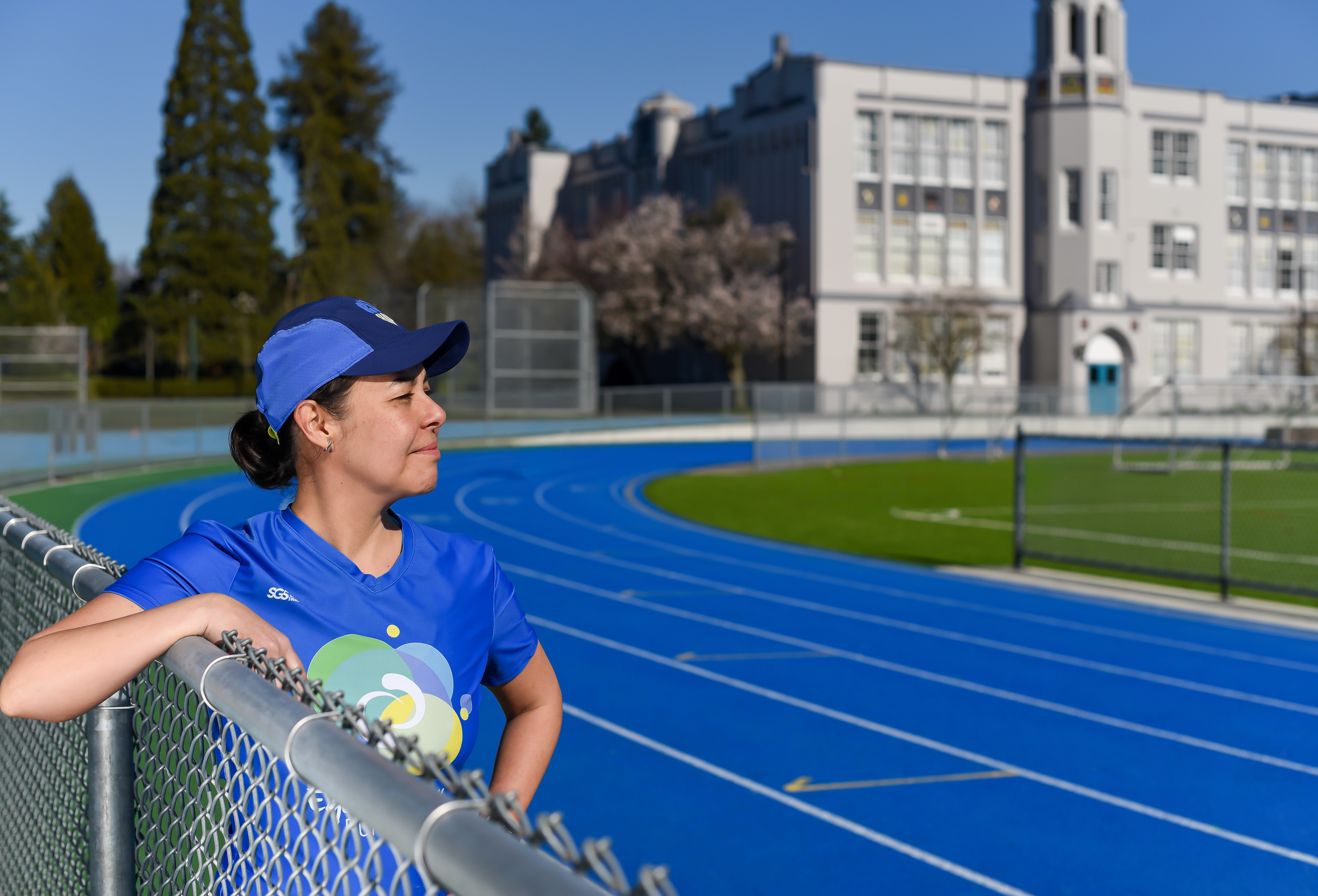 Group photo of all participants jumping together