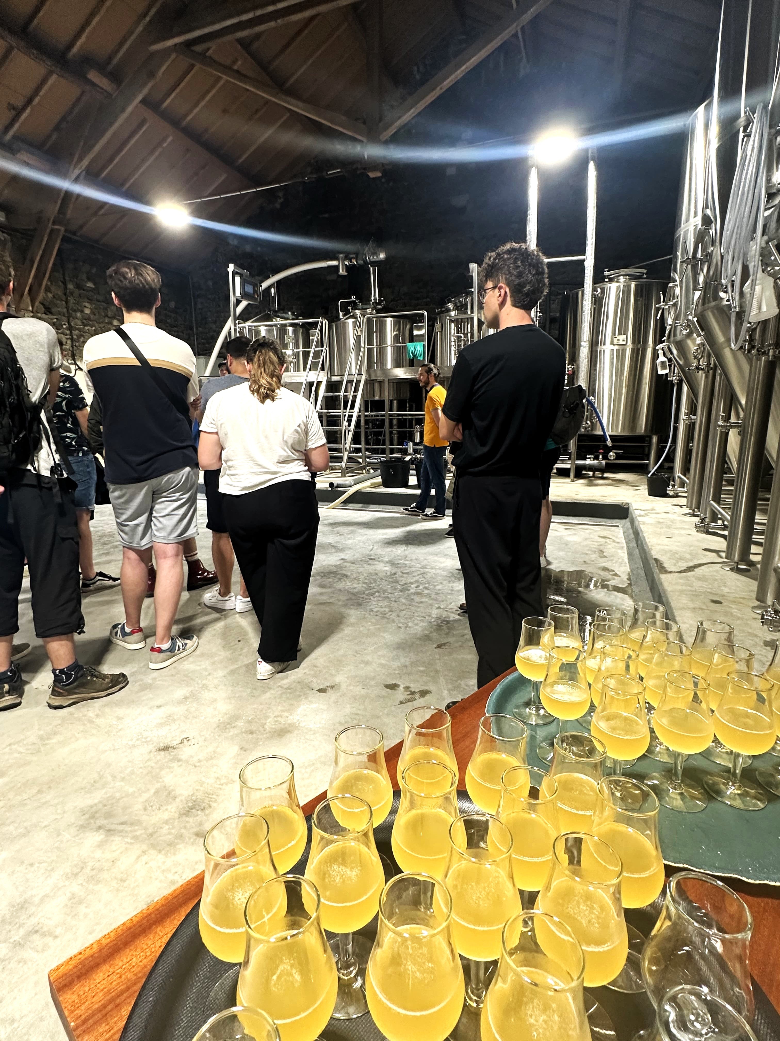 seminaire en visite de brasserie avec bières de dégustation