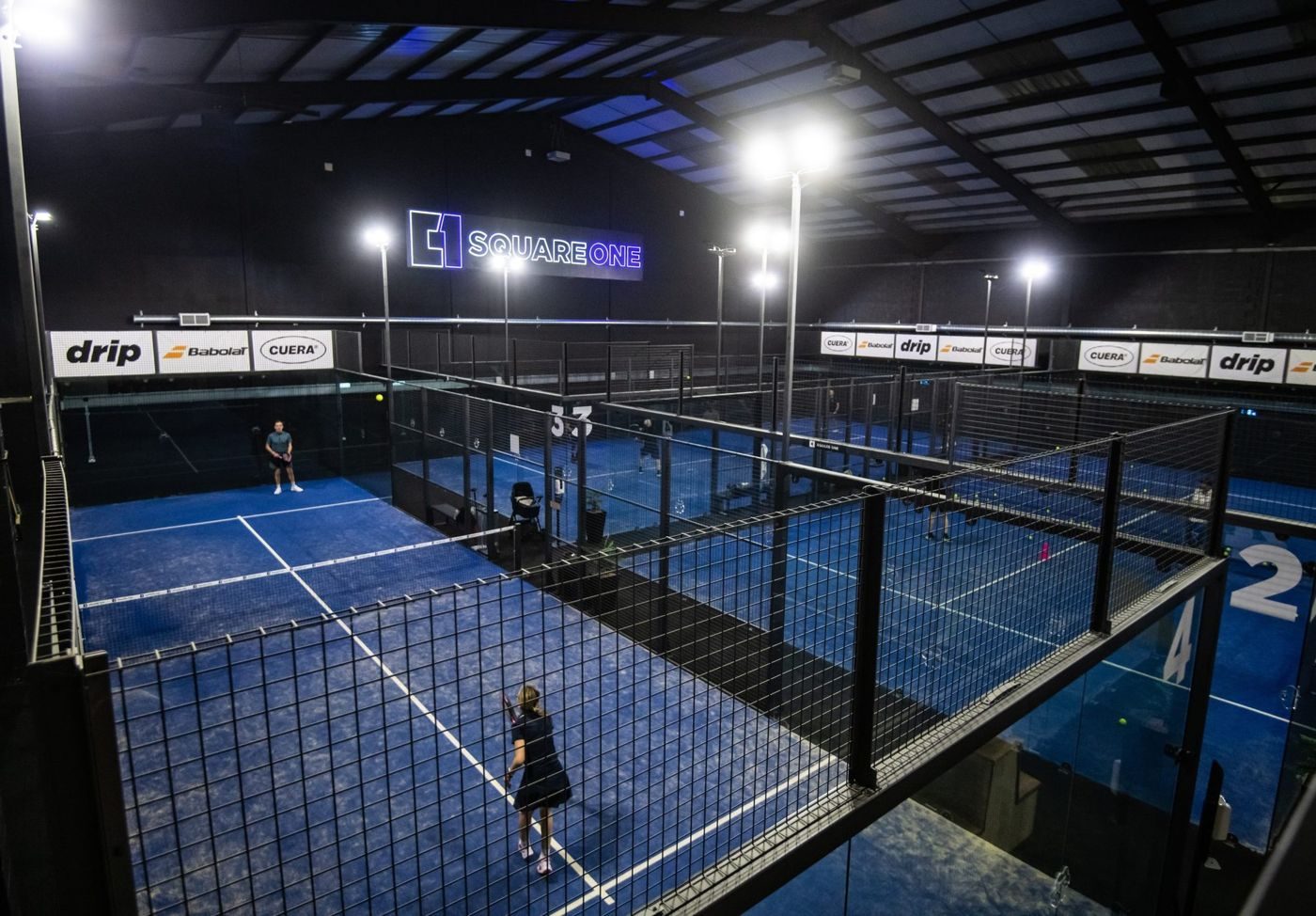 Padel courts at Square One Ashford