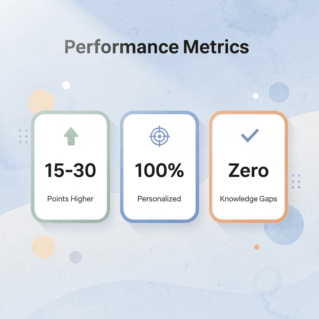 Performance metrics showing homeschool advantages