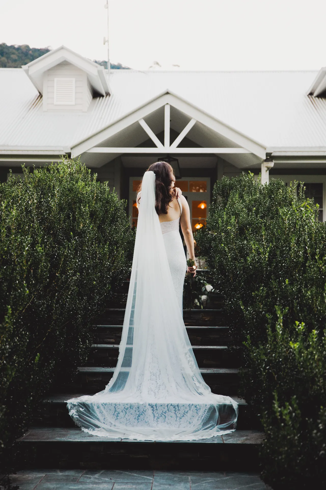 woman in white wedding dress
