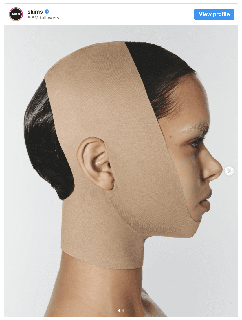 Skims Facial Shapewear