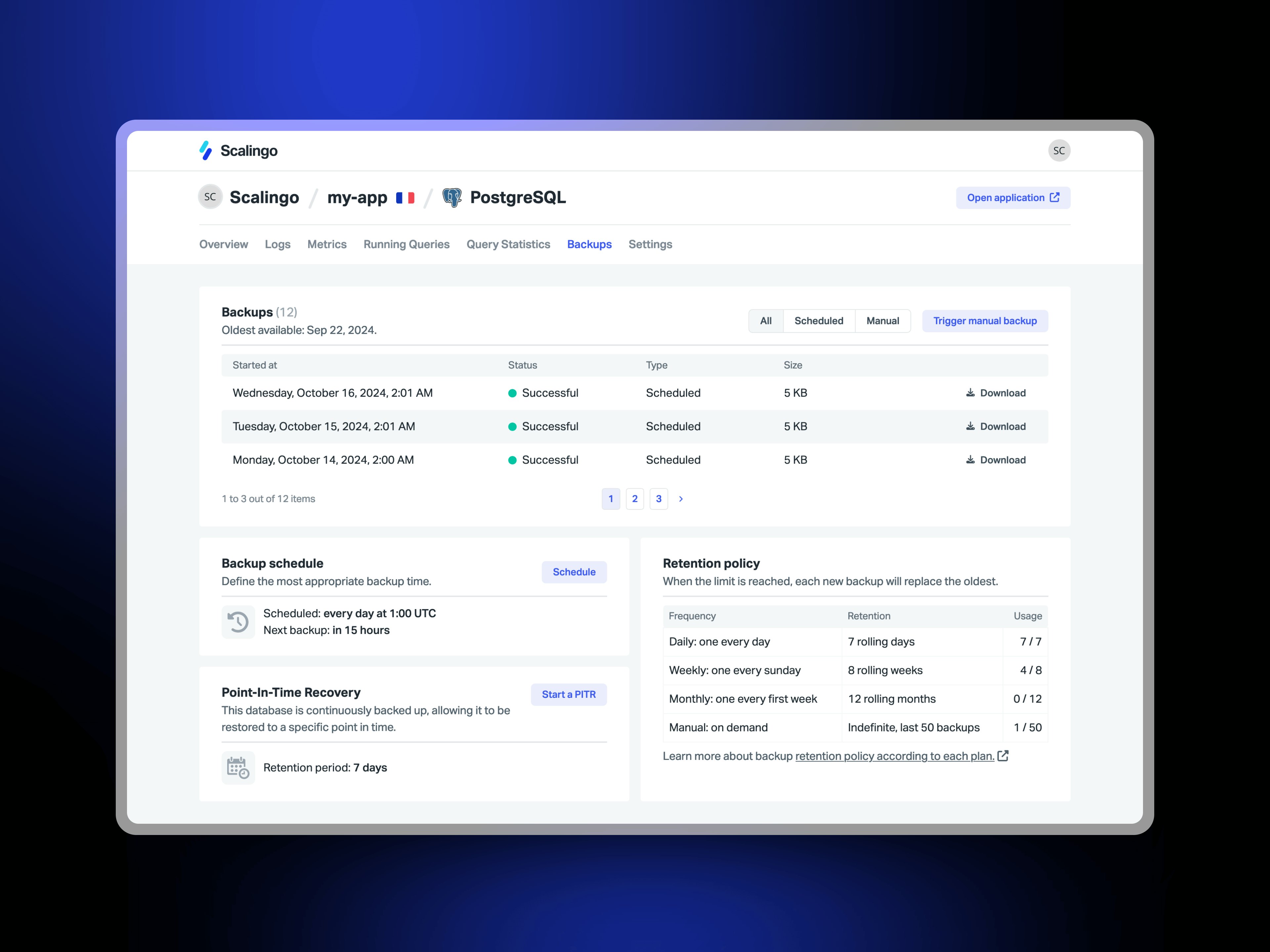 Overview of the new backup system