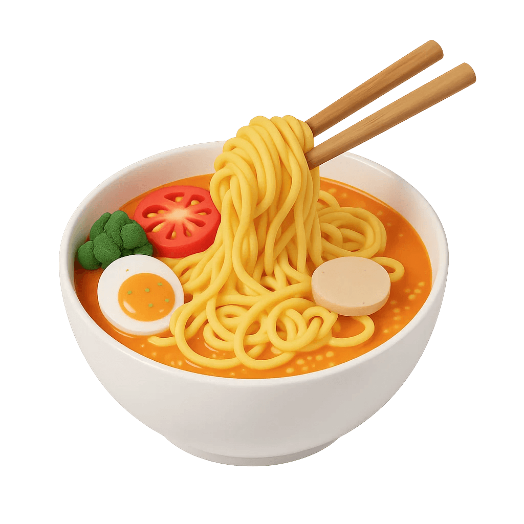 Ramen 3D Icon