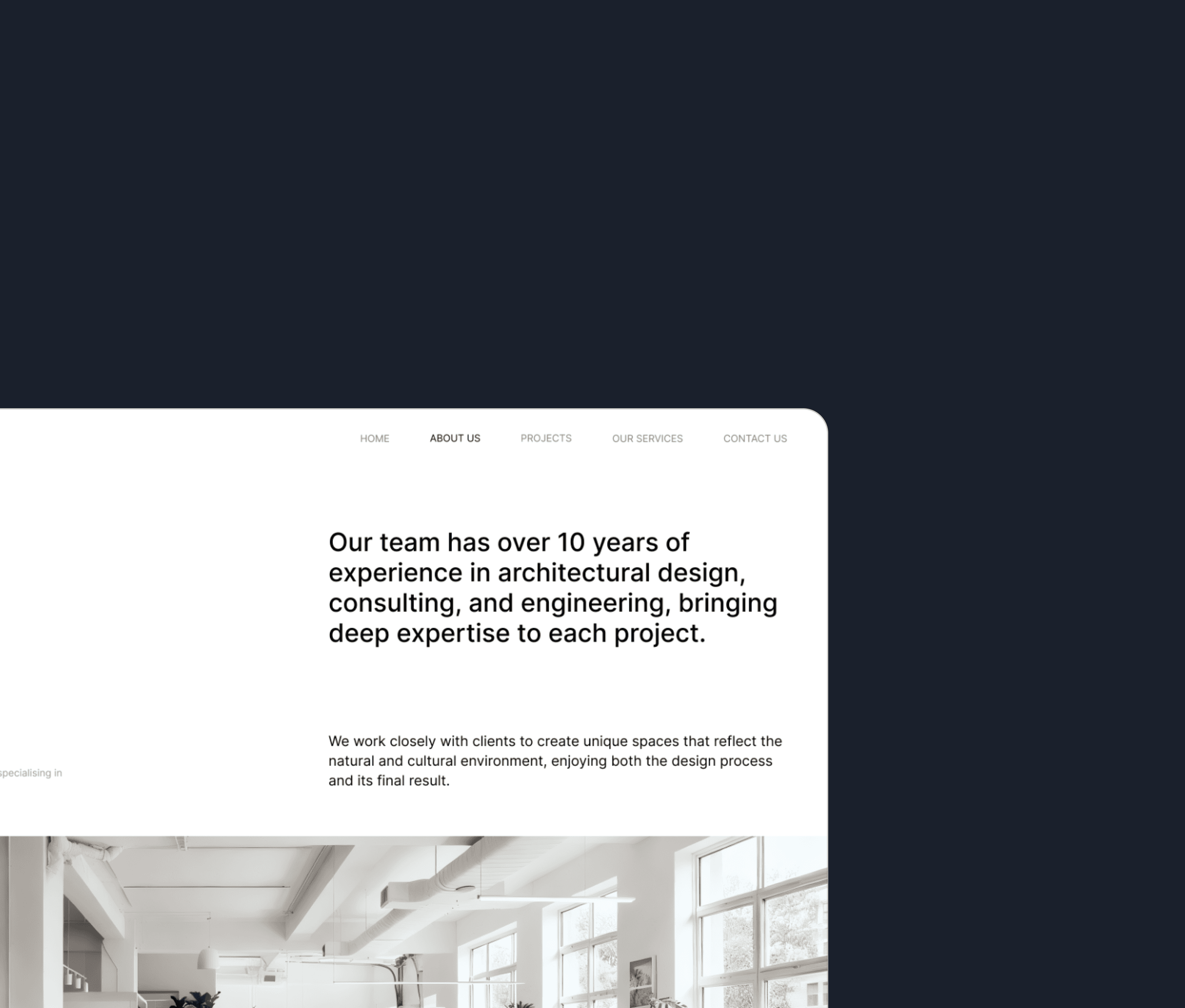 Project Gallery Image for 50% width of the screen #2