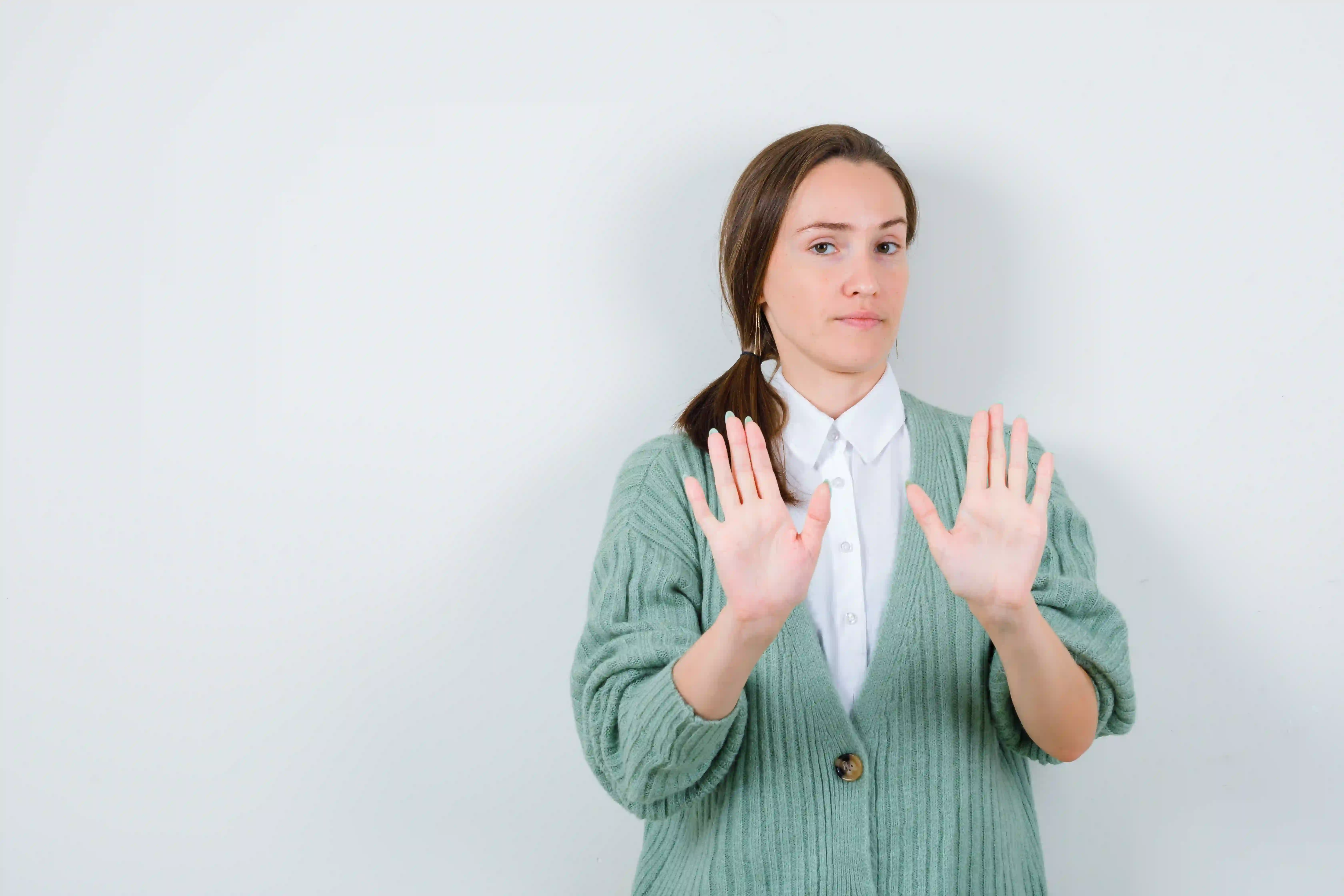 hayır diyebilmek ve kişisel sınır koymayı temsil eden kişi