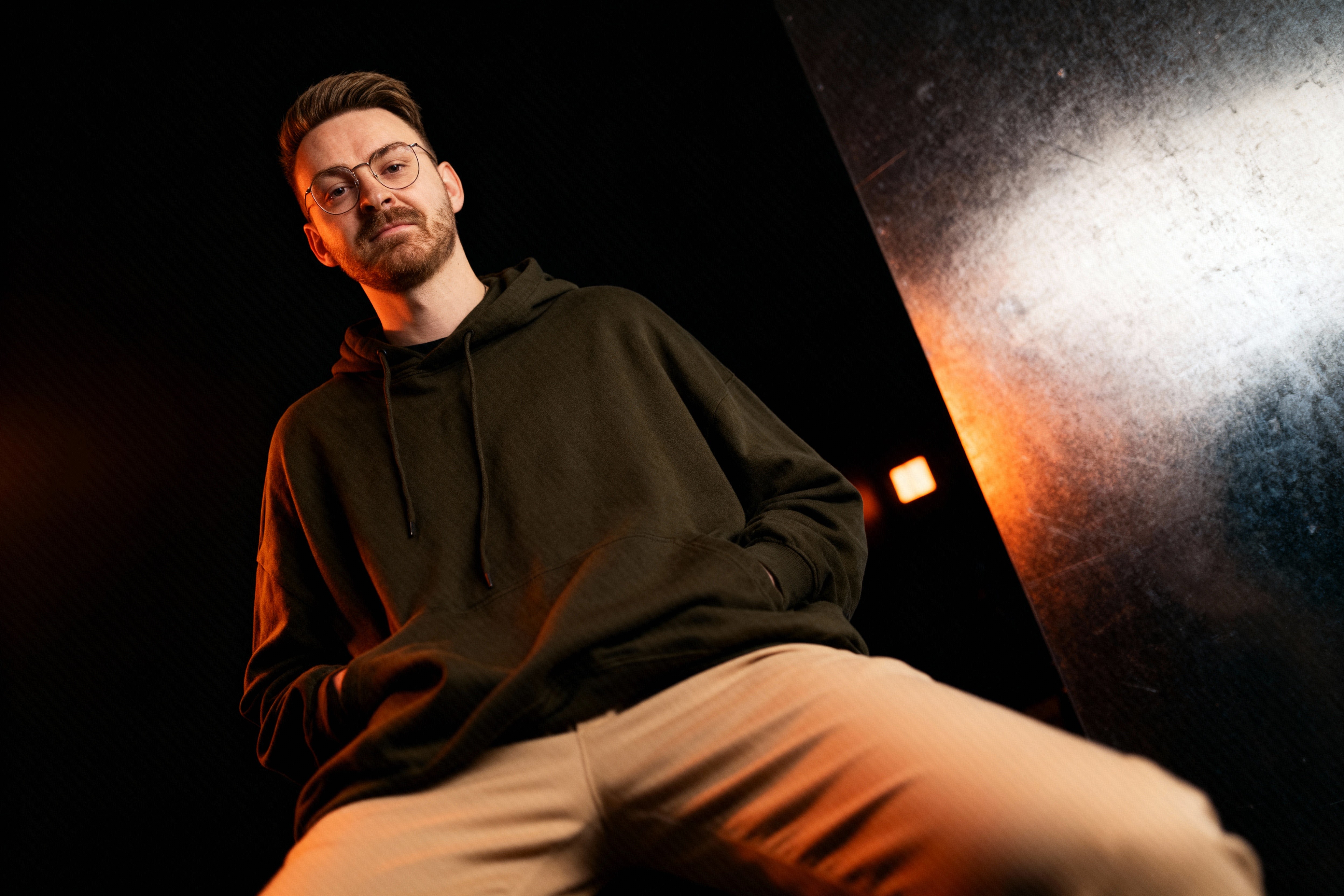 Man smiling into camera