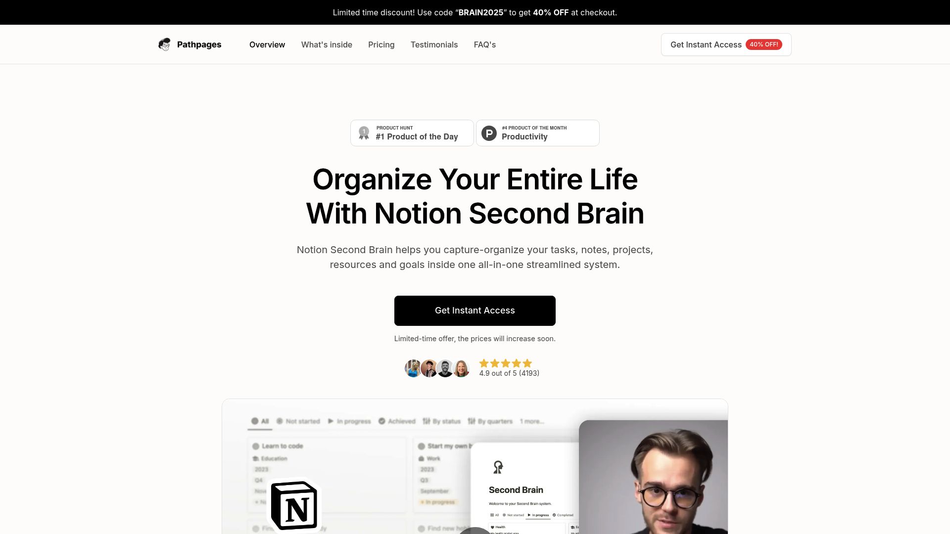 12 Best Templates Notion Users Need in 2025 - Second Brain Notion Template