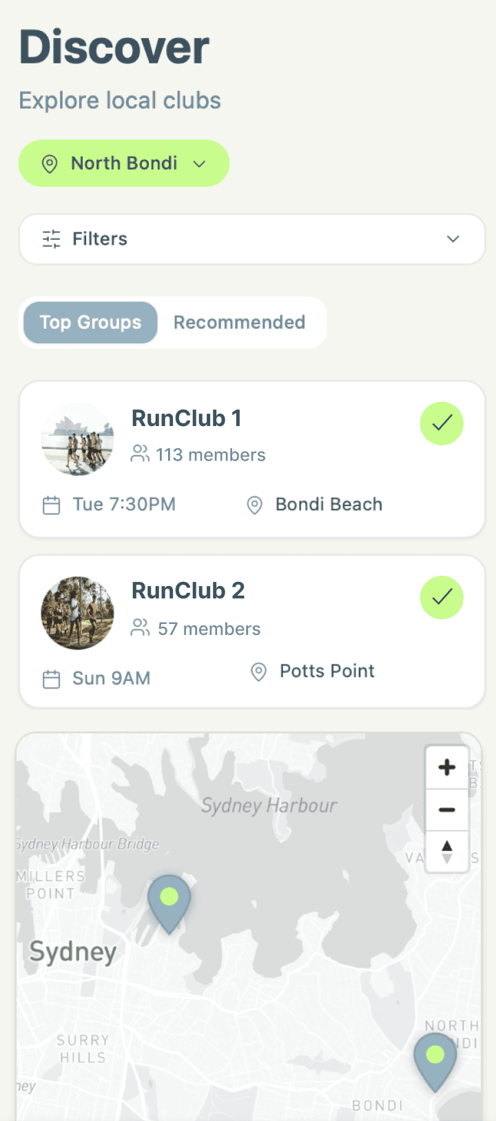 Discover run clubs in your area | DOT