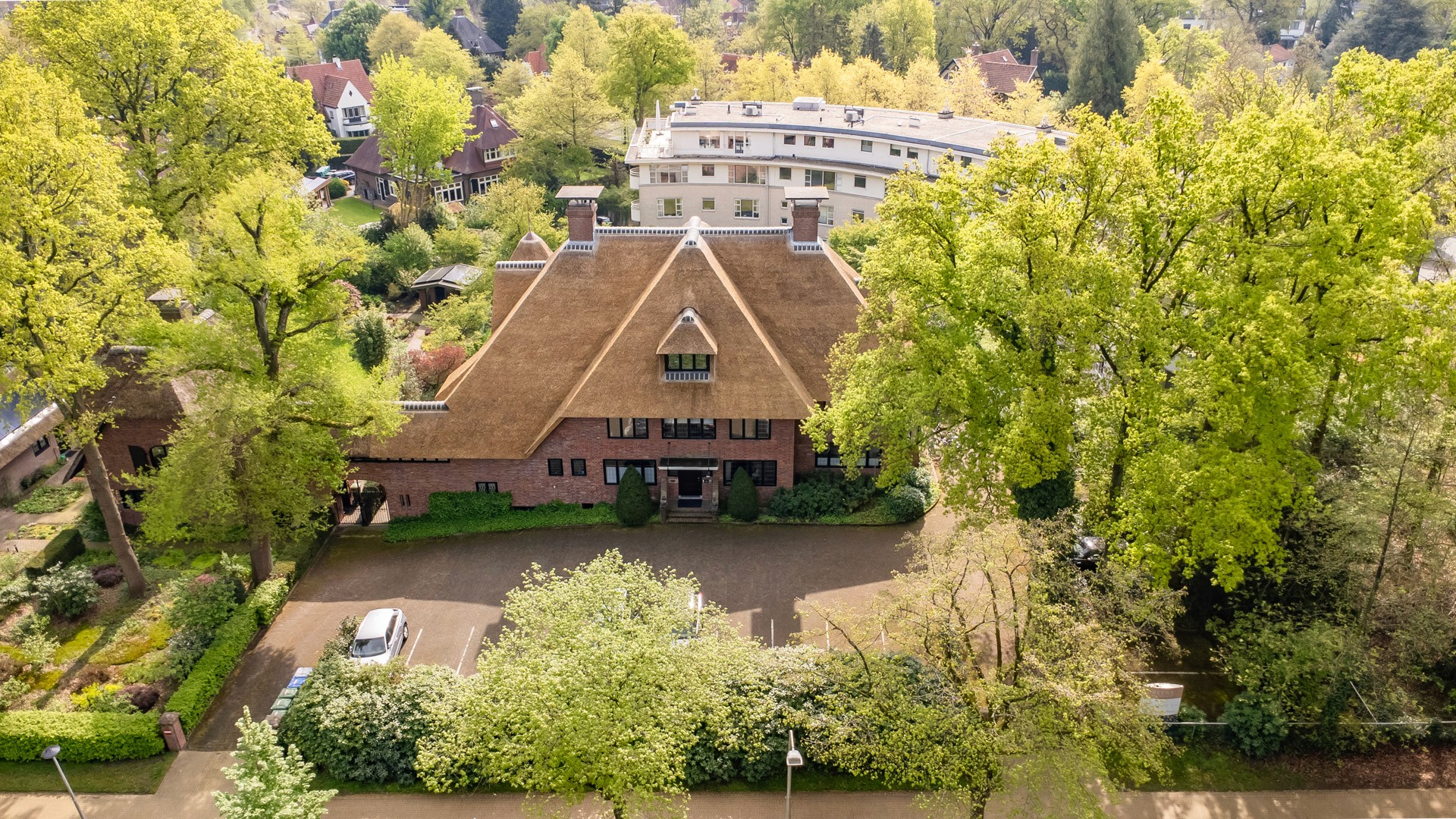 Overzichtsfoto van project Vrijenban Amersfoort - Rietdekkersbedrijf van Dijk Putten