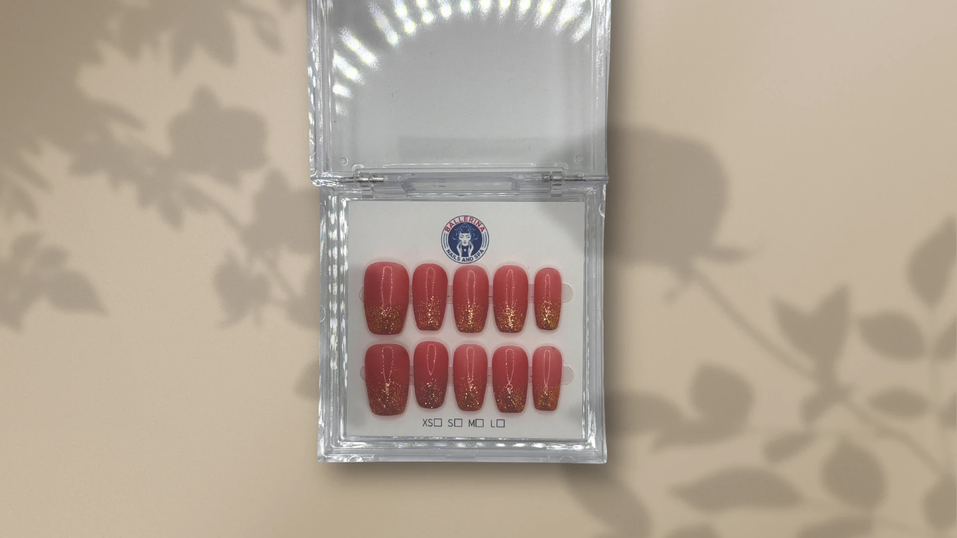 a nail box with design