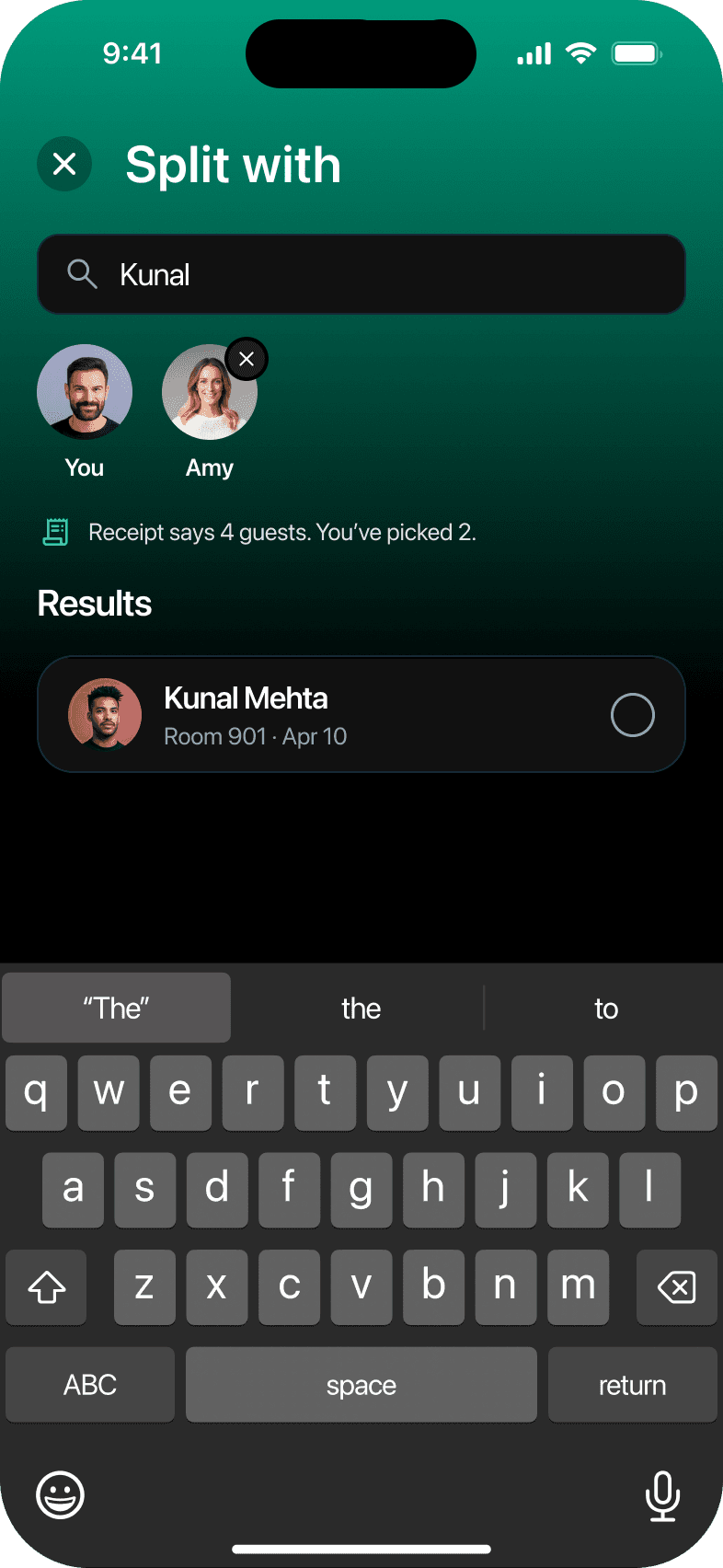 Typing Kunal finds Kunal Mehta