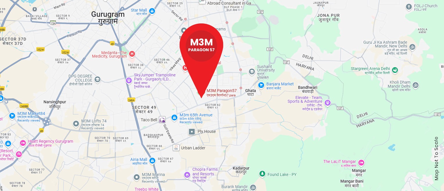 m3m paragon57 connectivity
