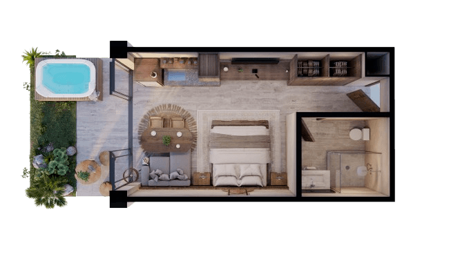 A hand holding a black pen, poised to write or draw on a surface.