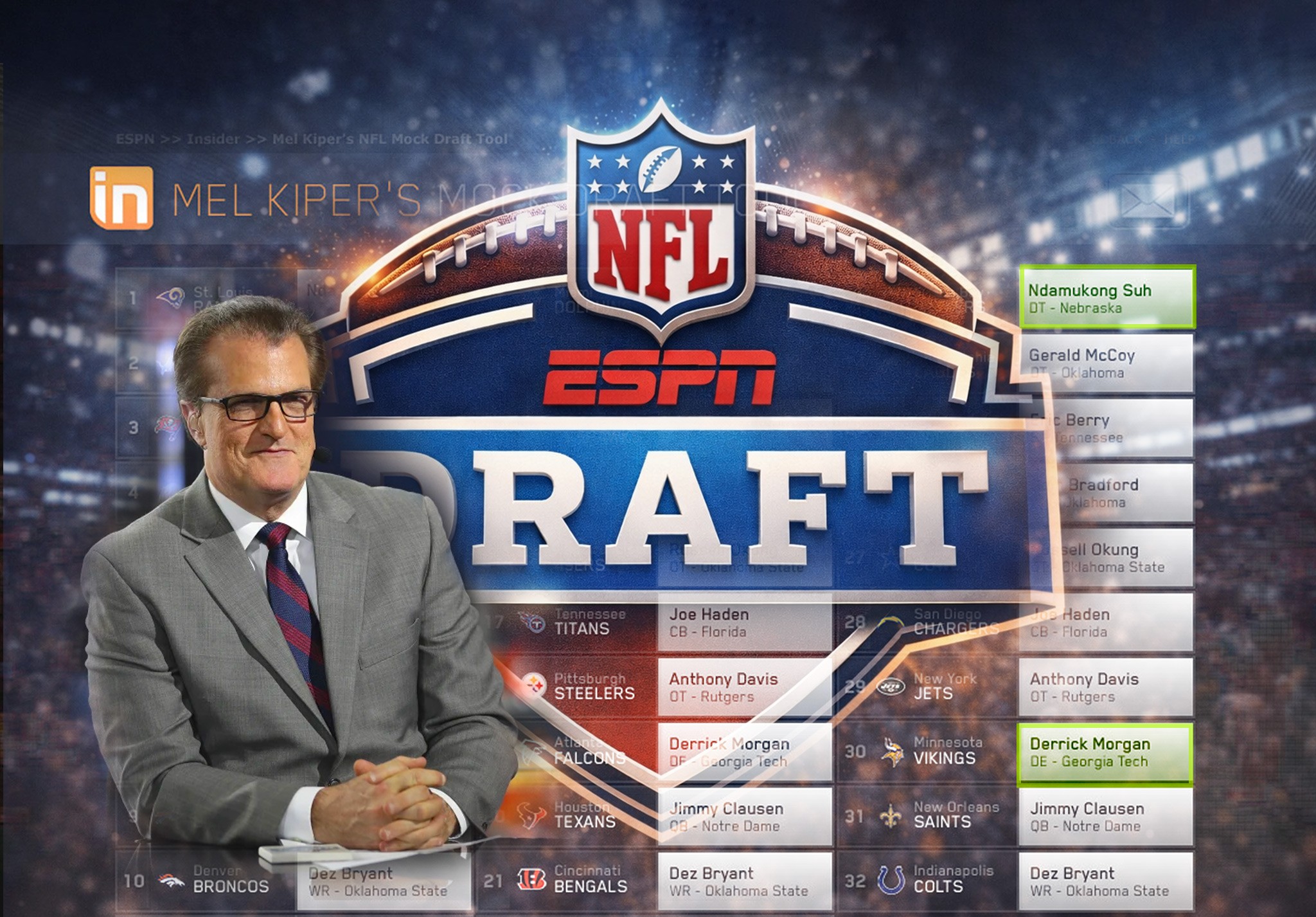 Mel Kiper Draft Experience