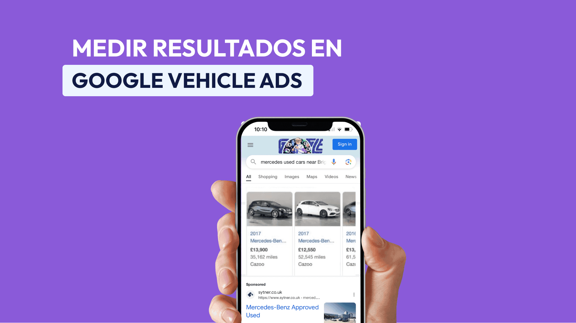 Google Vehicle Ads on mobile, measuring results