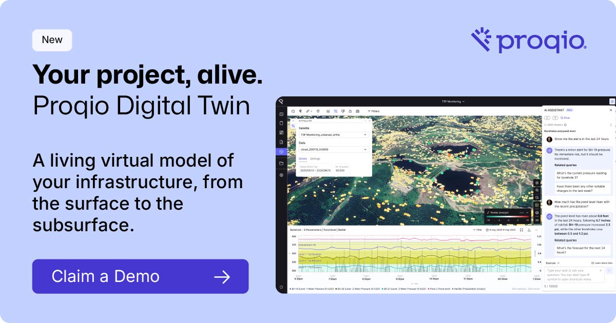 Proqio's Digital Twin Dams