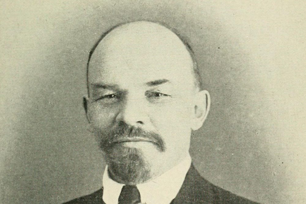 Vladimir Lenin photographed in Switzerland in 1916, during his years of exile