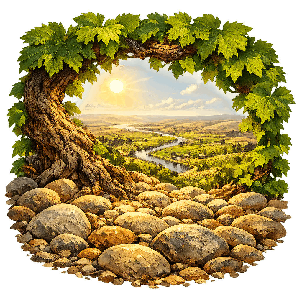 Detailed graphic of the Snipes Mountain wine region.