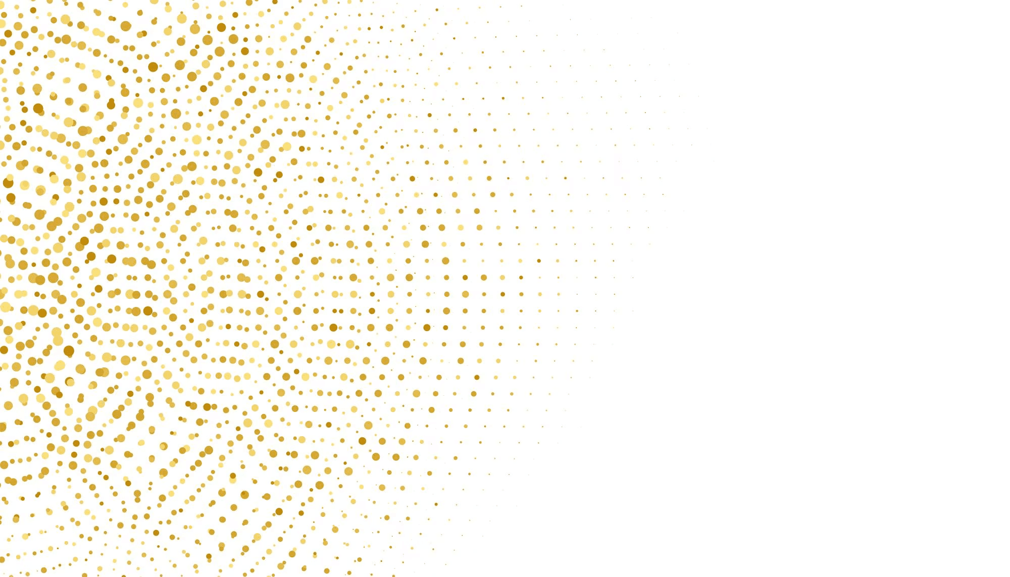 Gold and brown dots scattered on a white background, creating a textured, elegant design element for Serein Films’ cinematic wedding website.