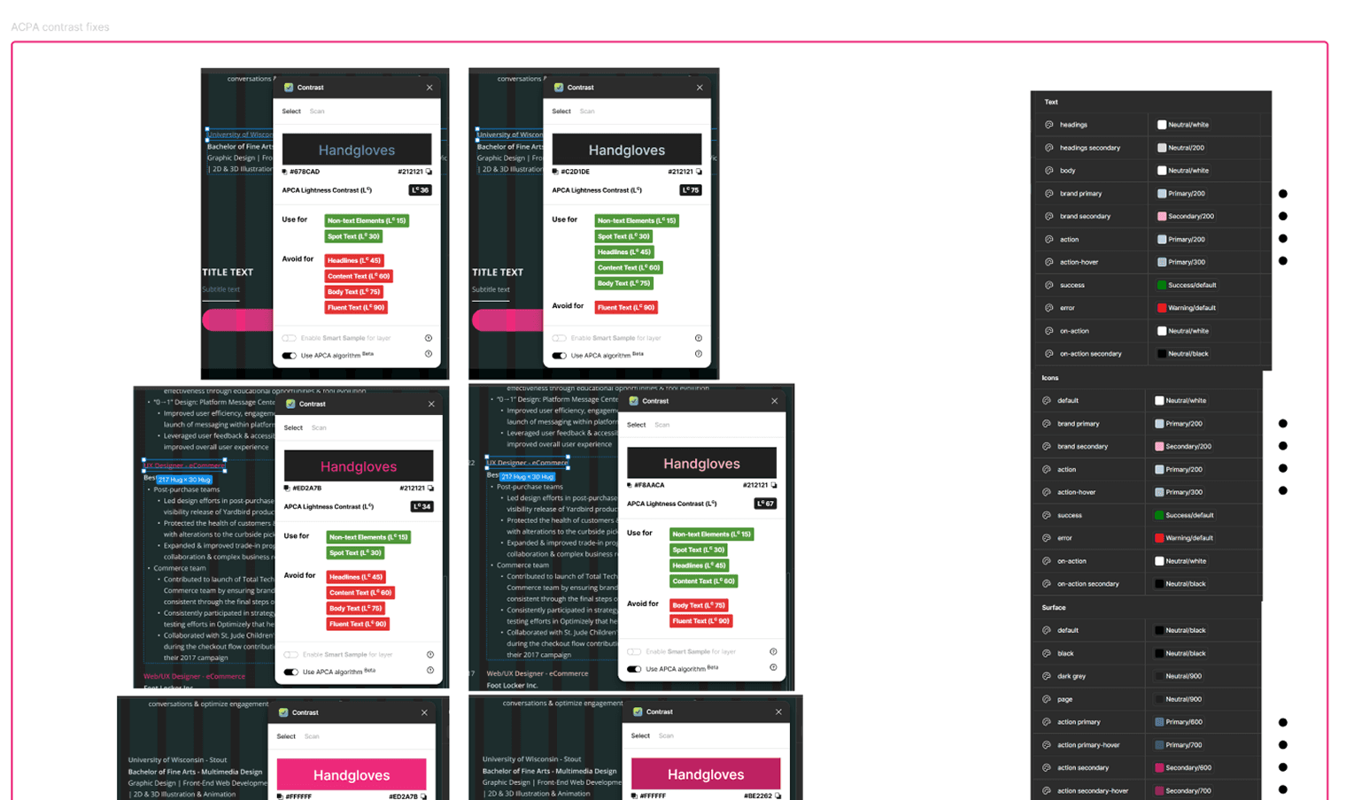 visual example of shoe with "hot spots"