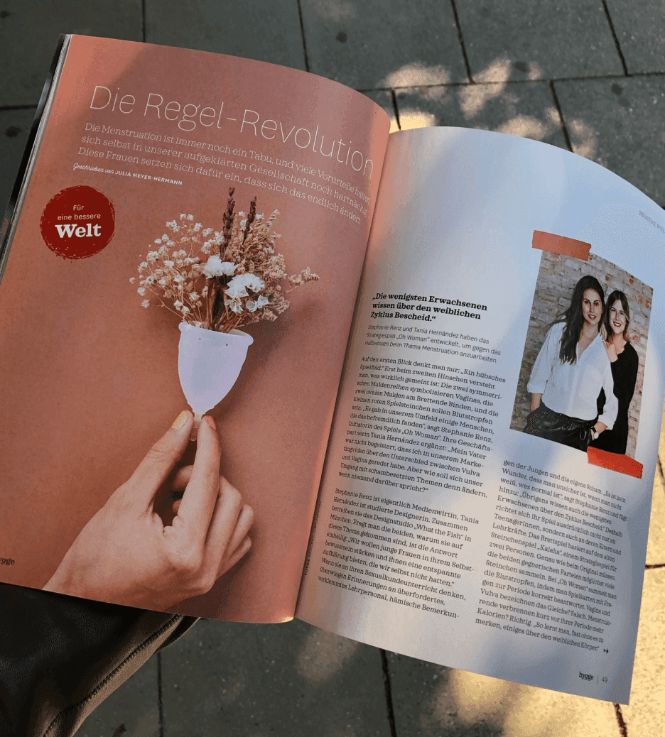 tania hernandez und stephanie renz in artikel magazine