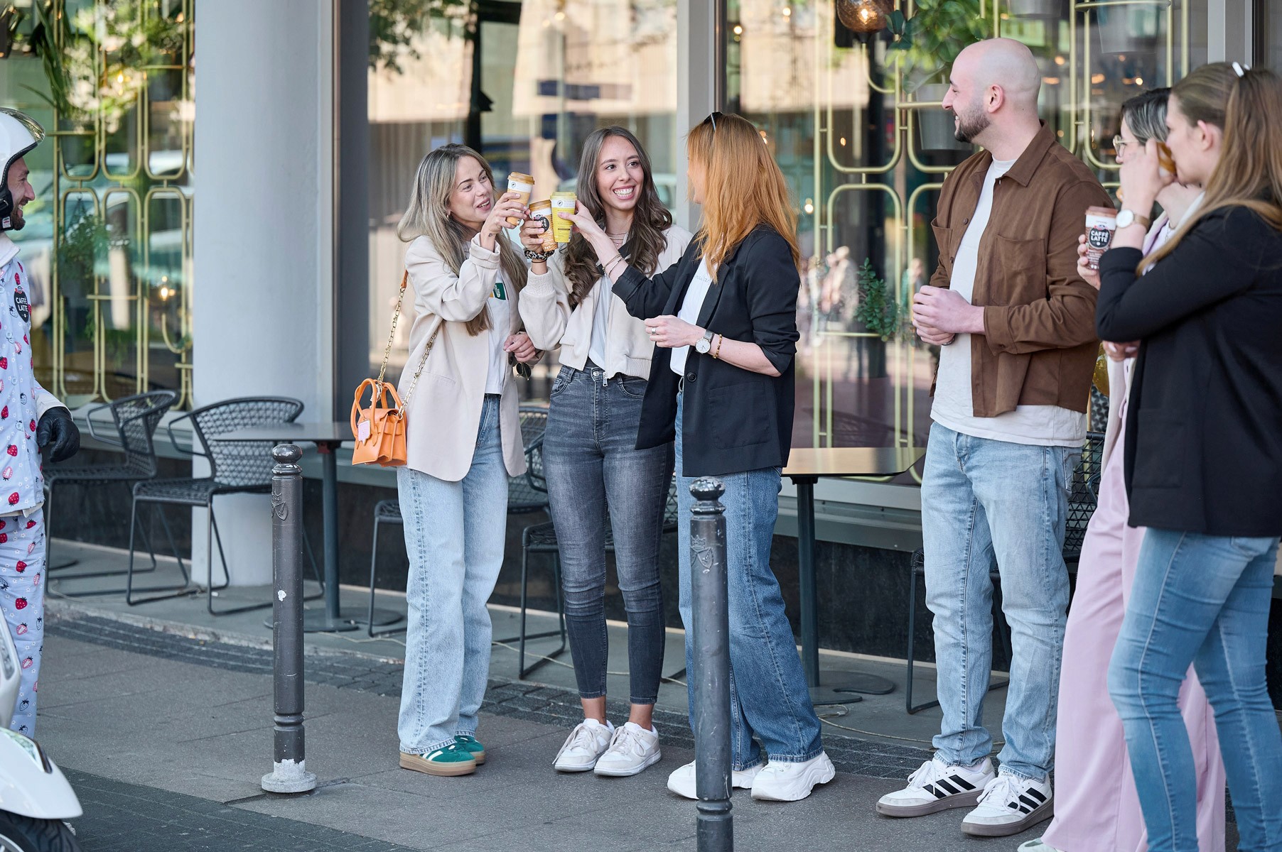 Sportler beim sägen