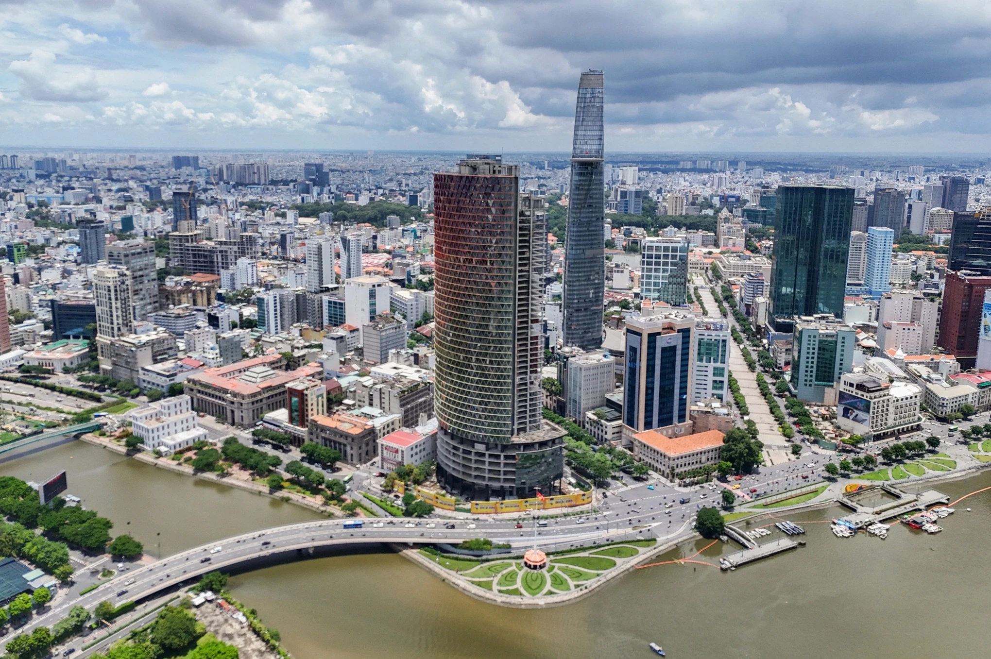 Ho Chi Minh City skyline and urban development