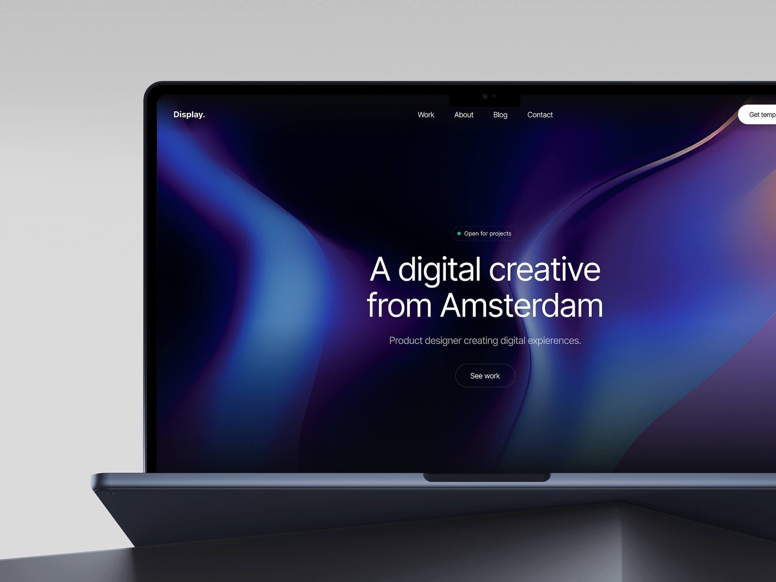 Display - Framer Portfolio Template