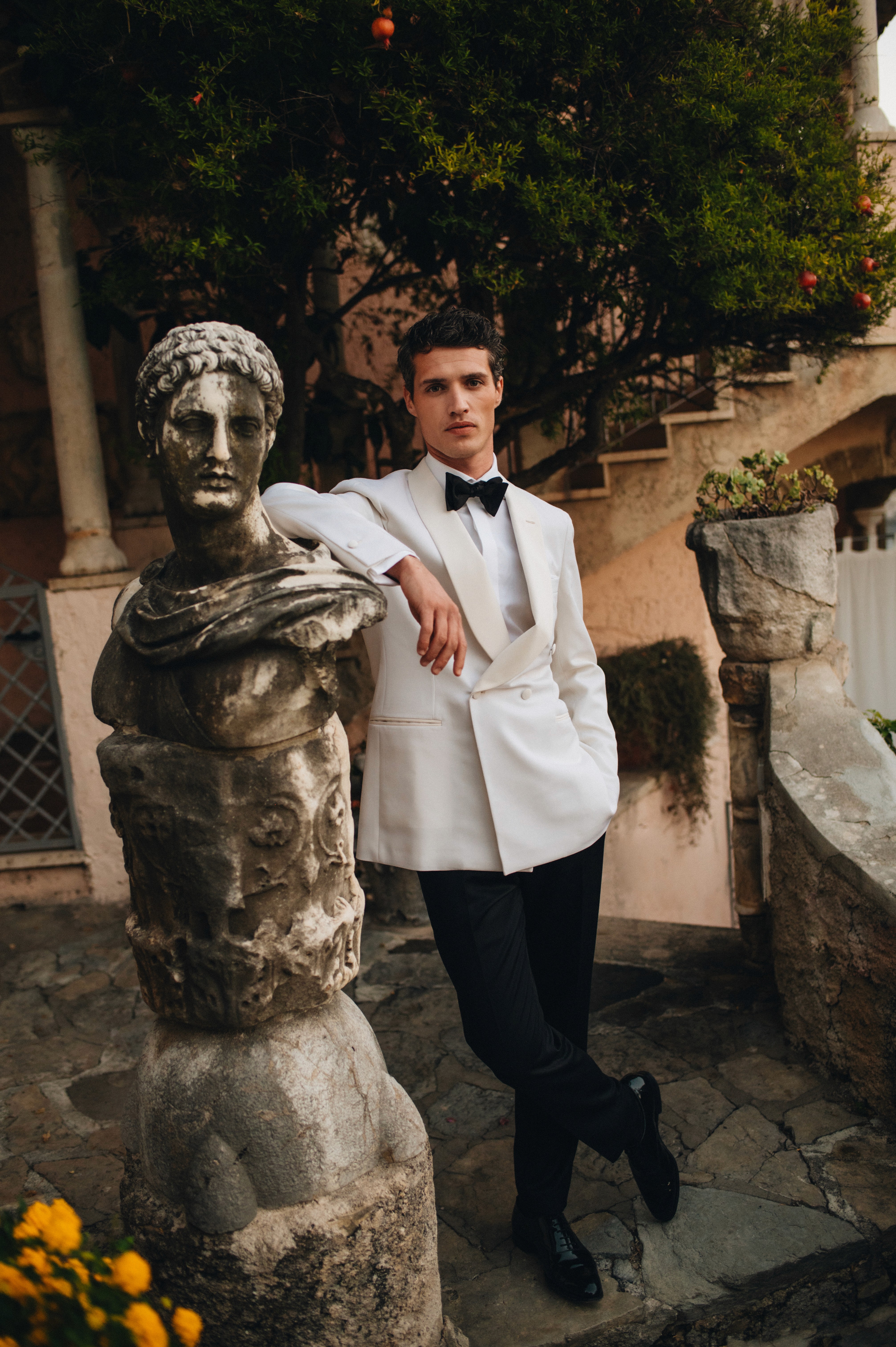 Close-up tailoring craftsmanship