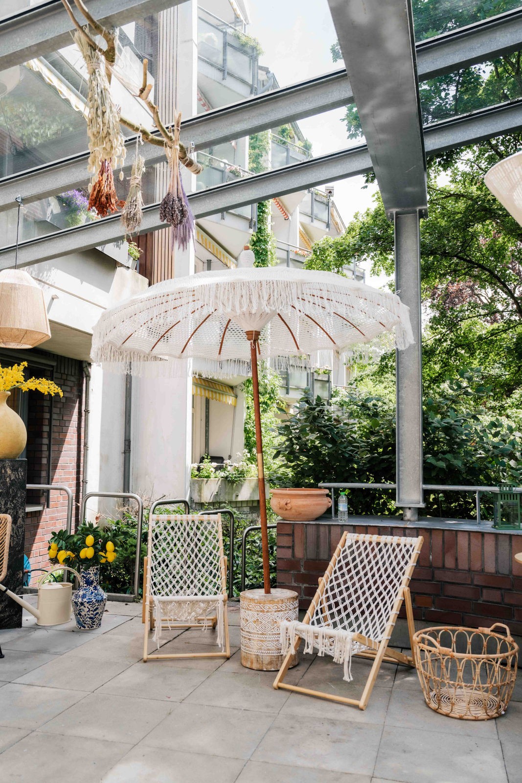 Classic style restaurant interior with paintings on the wall