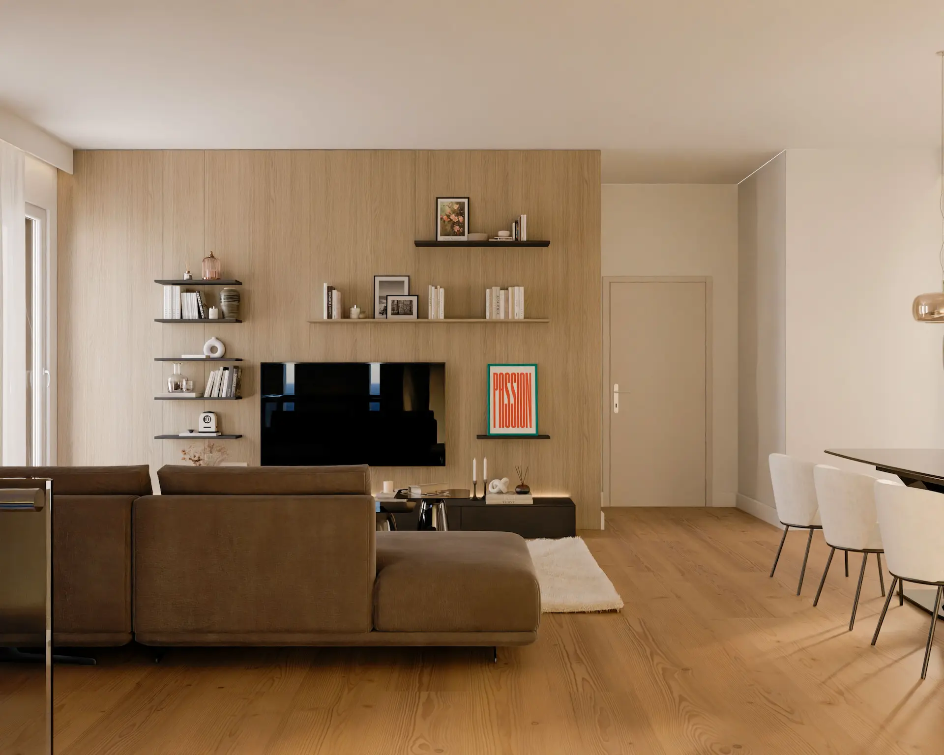 Interni dell’appartamento Igea, Maison V