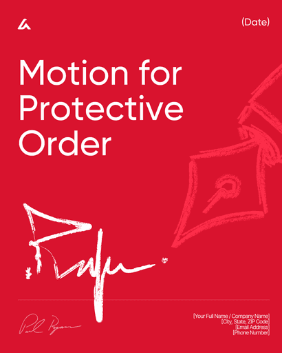 Motion for Protective Order