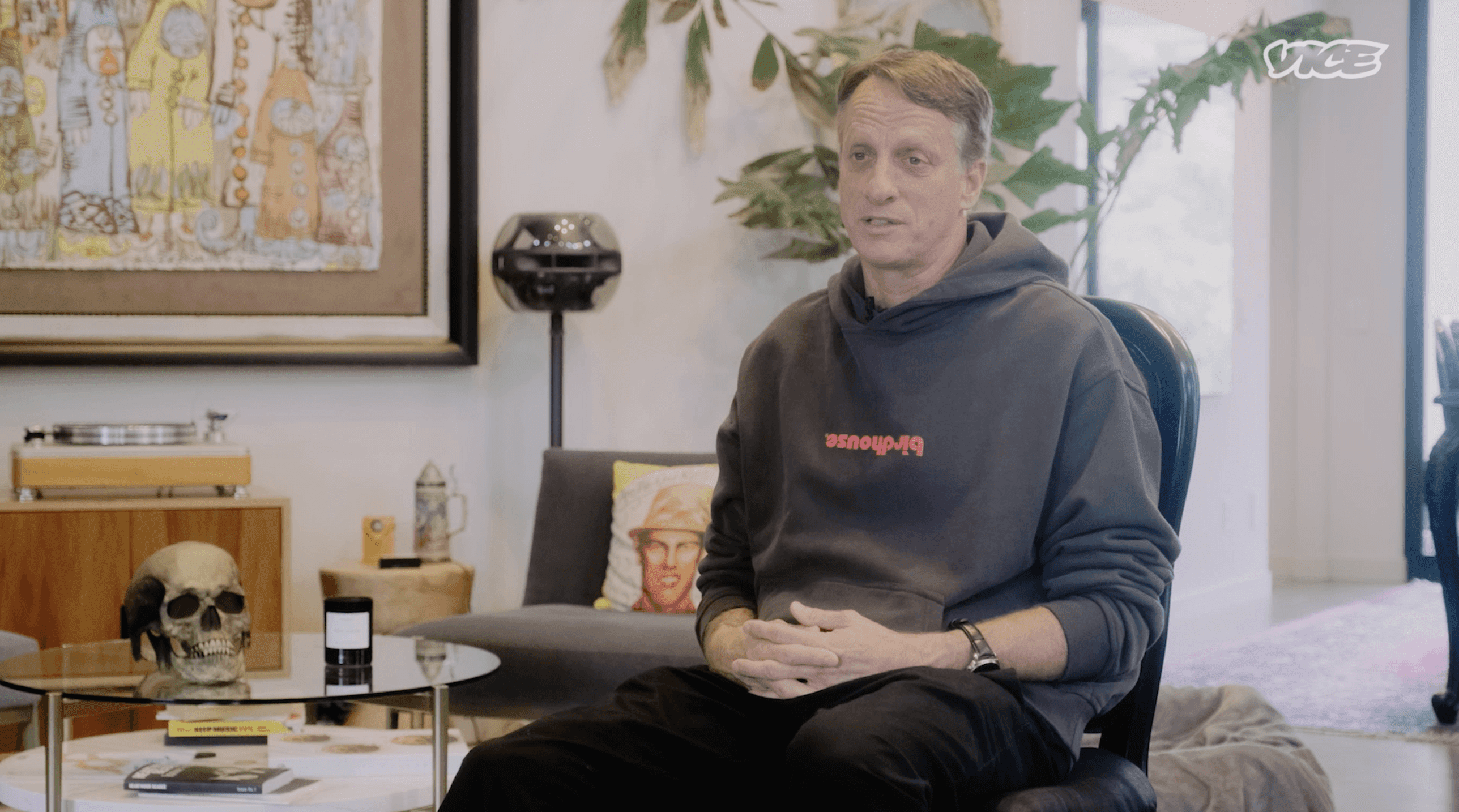 Rear view of black car