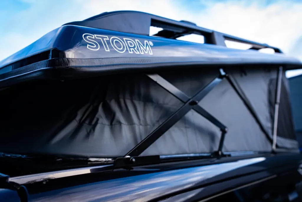 Storm pop top for campervans