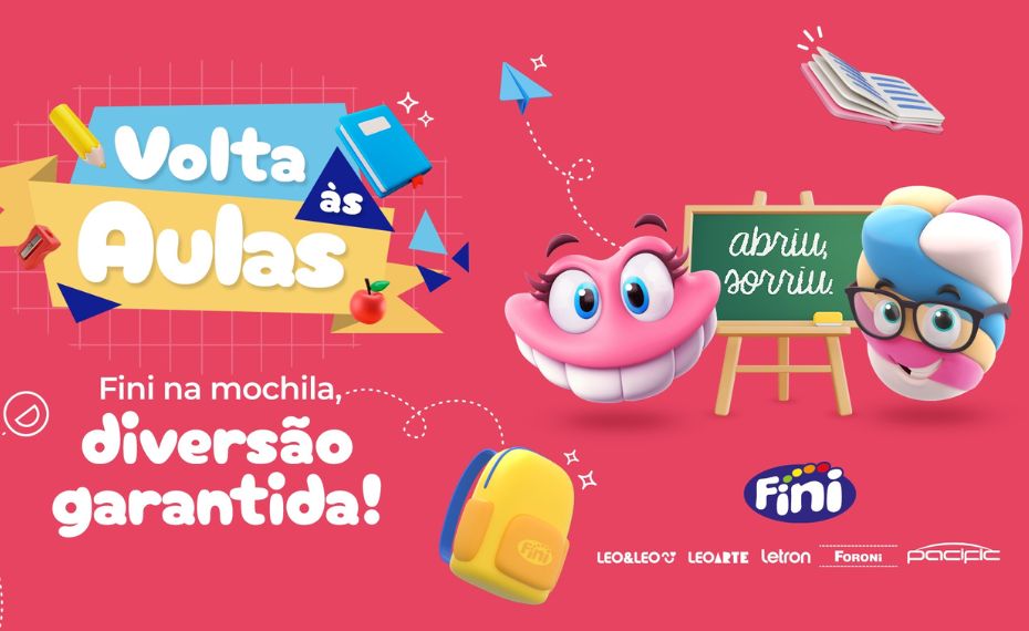 Fini faz collabs com Grupo Leonora, Foroni e Pacific para a Volta às Aulas