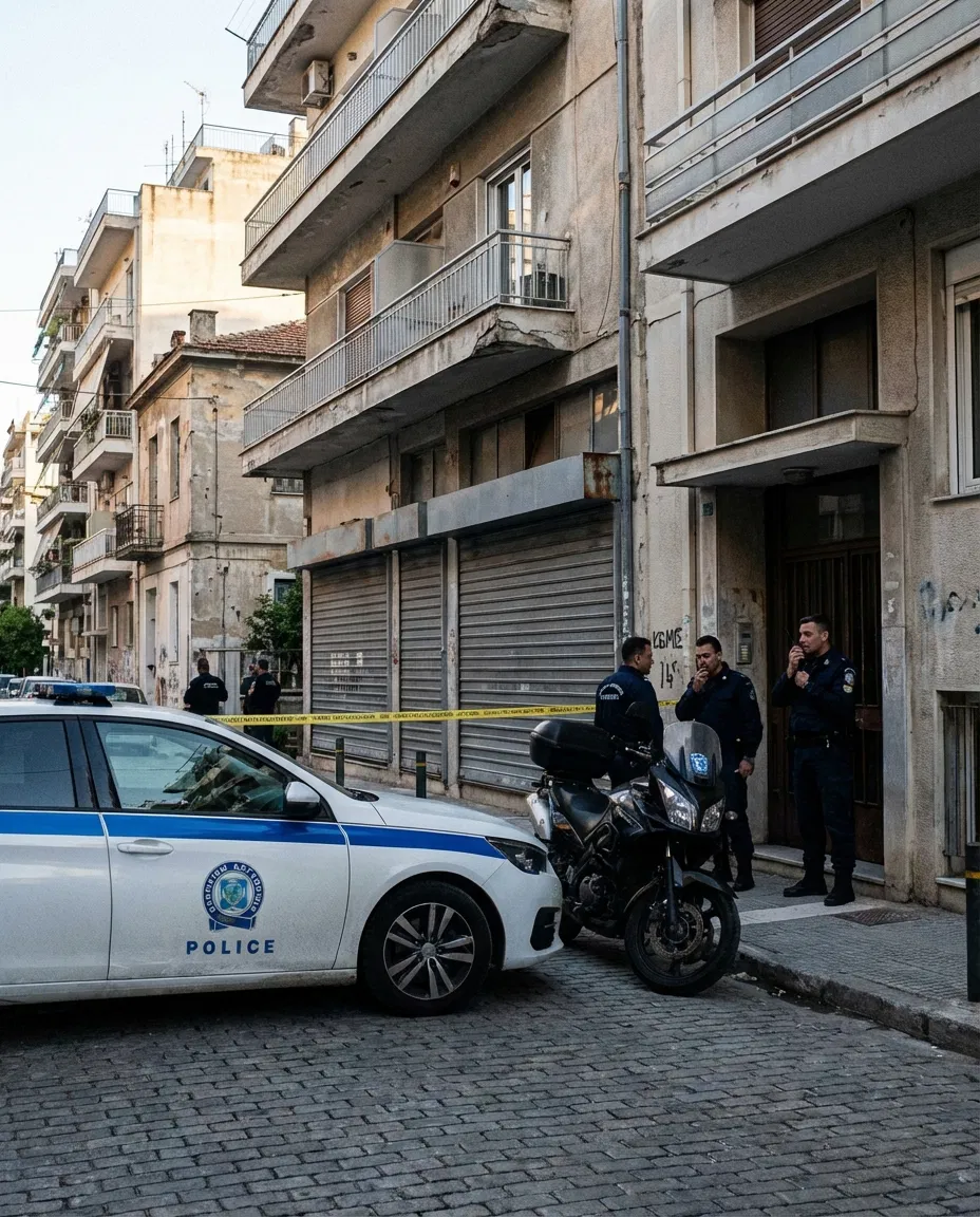 Police operation in Thessaloniki