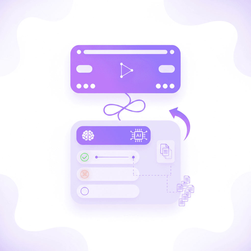 Khan Academy's video player interface with a multiple-choice practice quiz underneath