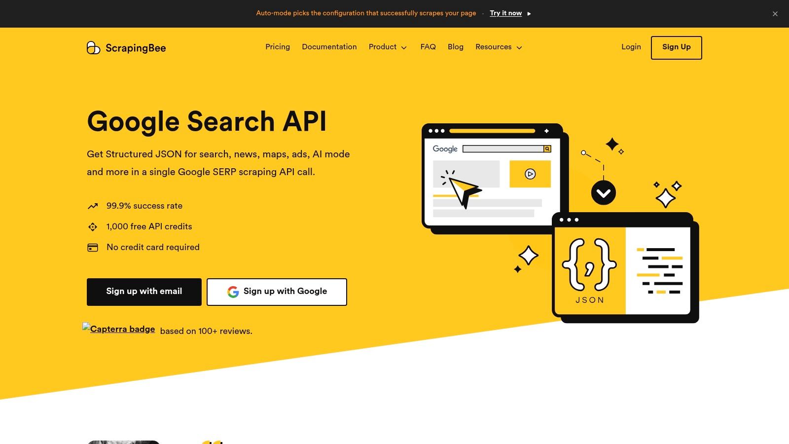 ScrapingBee Google Search API