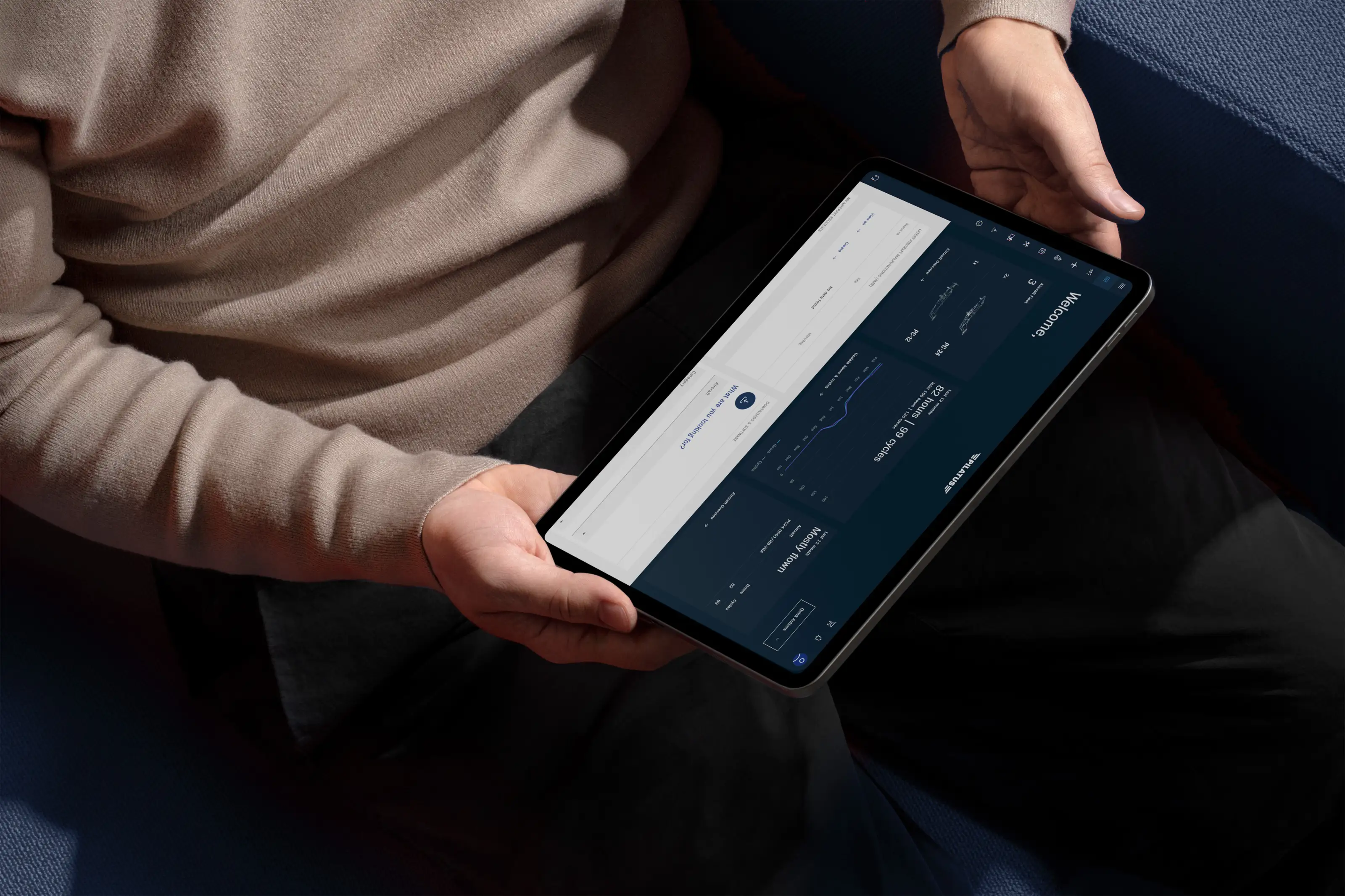 a cell phone on a bench