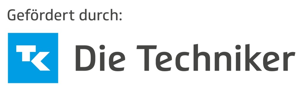 Logo: Gefördert durch die Techniker Krankenkasse
