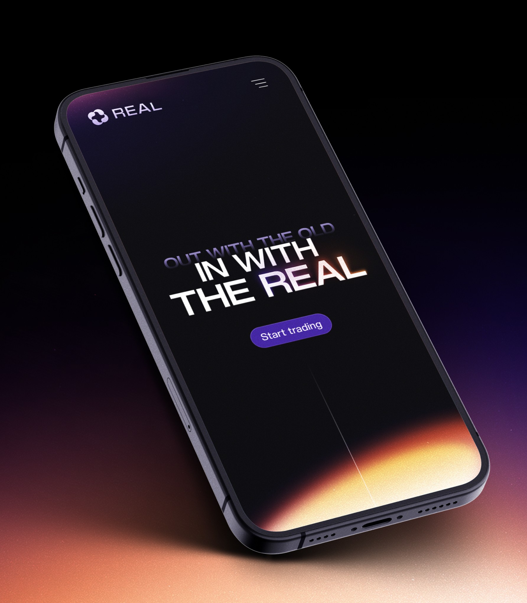 REAL DeFi Perps Dex Branding Mobile