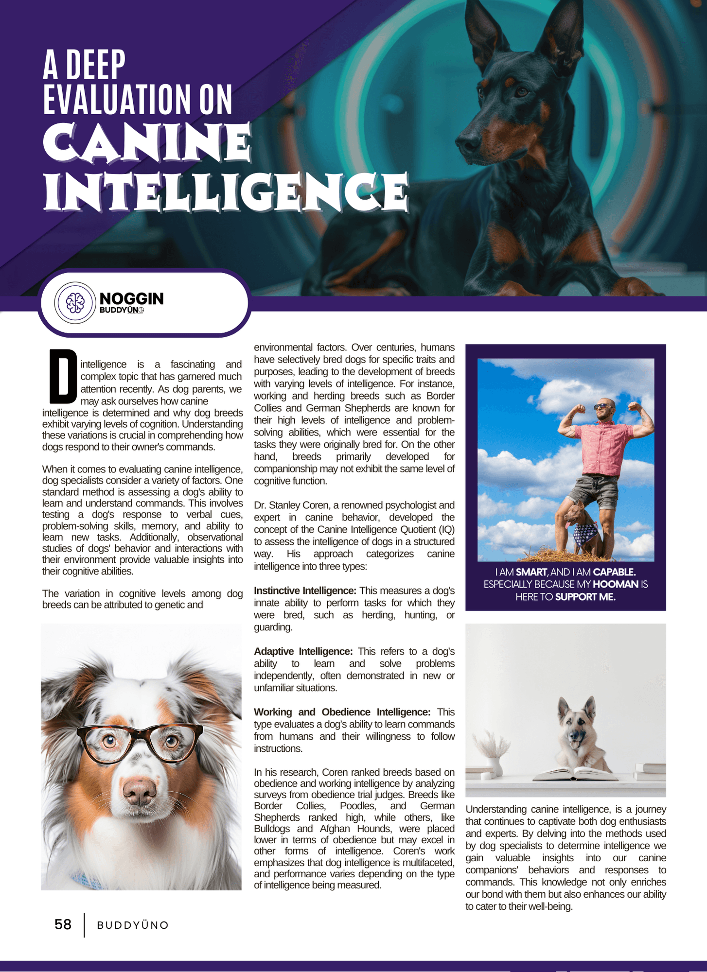 buddyuno, dog magazine, page 58