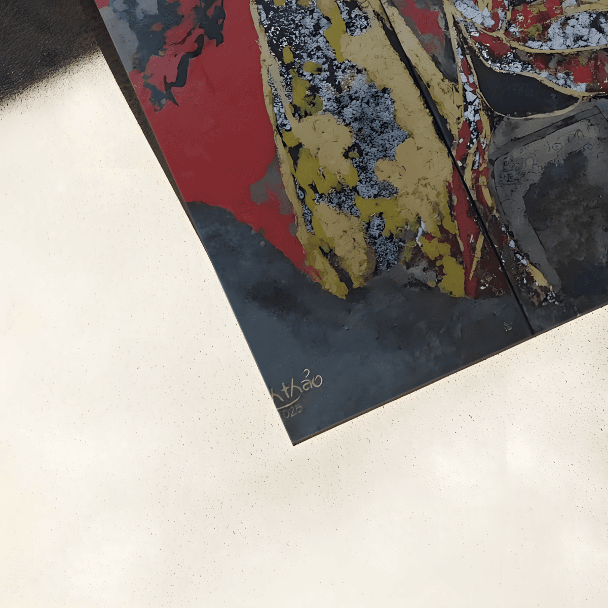 premium art poster and canvas prints, with originals available, from QART , of the artwork " In the Moon Garden "