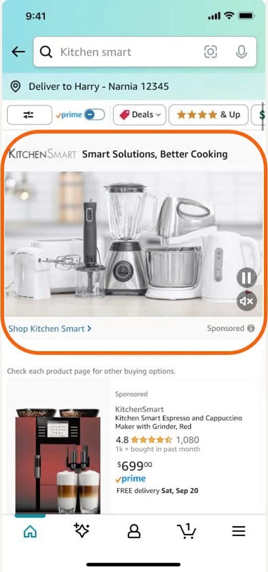 What is the Amazon Reserve Share of Voice?