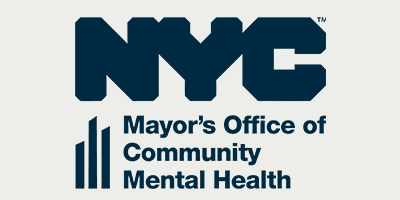 NYC Mayor's Office of Community Mental Health logo.