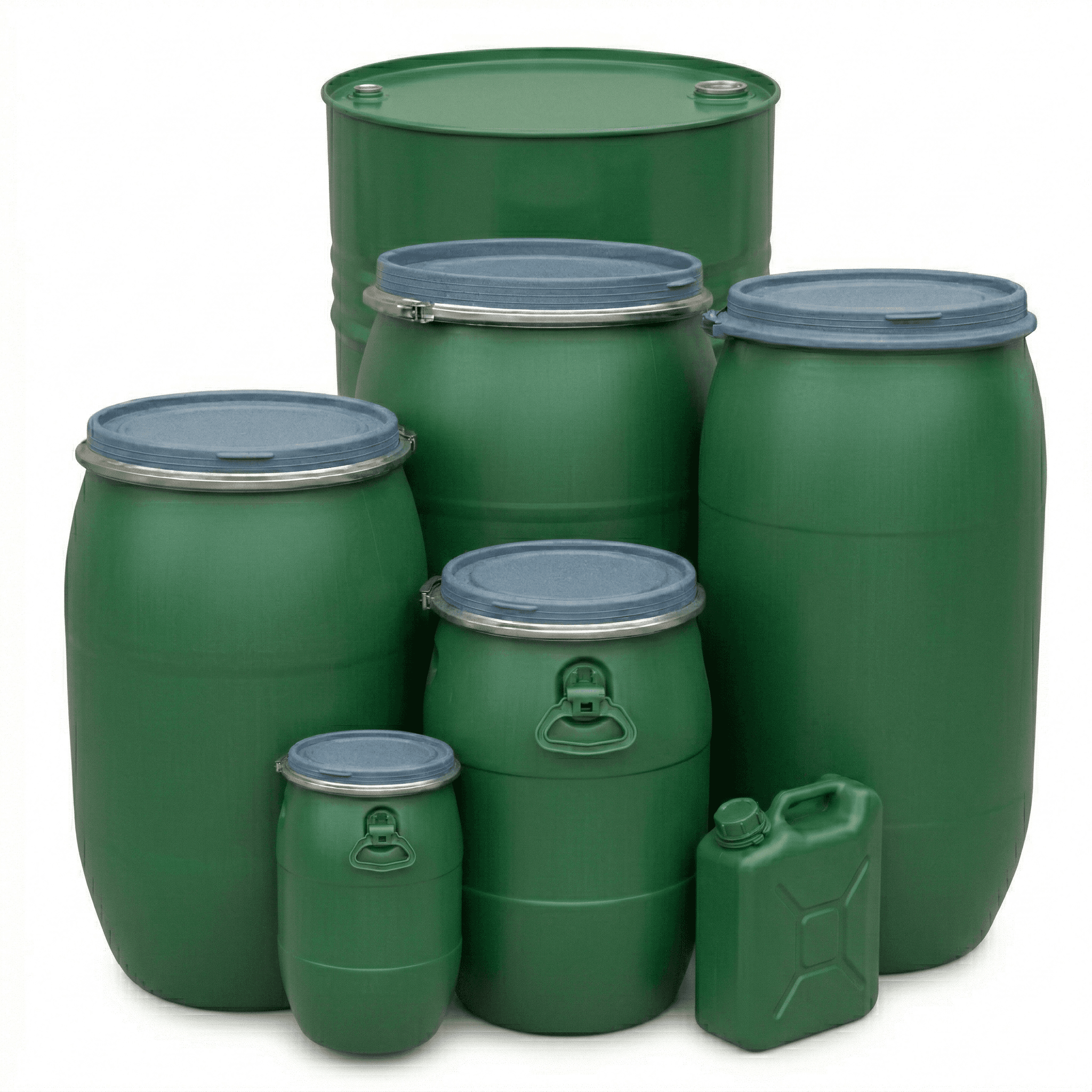 Plastik Yeşil Bidon ve Varil