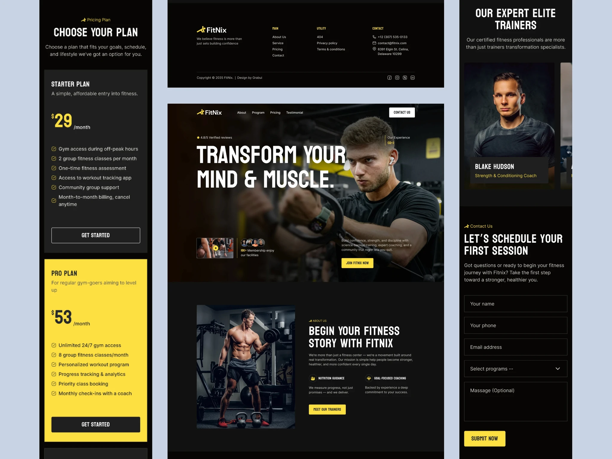 Wellness Website Template